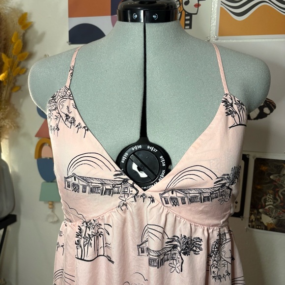 Patagonia Pink Coastal Sketch Dress Size S - Picture 11 of 12
